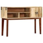 Casa si Gradina - Mobilier - Comode si corpuri - Console - Masa consola, 115x30x76 cm, lemn masiv de mango nefinisat - Infinity.ro