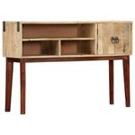 Casa si Gradina - Mobilier - Comode si corpuri - Console - Masa consola, 115x30x76 cm, lemn masiv de mango nefinisat - Infinity.ro