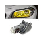 Auto si Moto - Piese auto si accesorii - Caroserie - Faruri, stopuri si proiectoare - Modul Galben CSL Style Angel Eyes pentru BMW Seria 5 F10, F11 Facelift - Infinity.ro