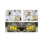 Auto si Moto - Piese auto si accesorii - Caroserie - Faruri, stopuri si proiectoare - Set 4 module galbene CSL Style Angel Eyes DRL pentru BMW Seria 3 GT F34 LCI - Infinity.ro