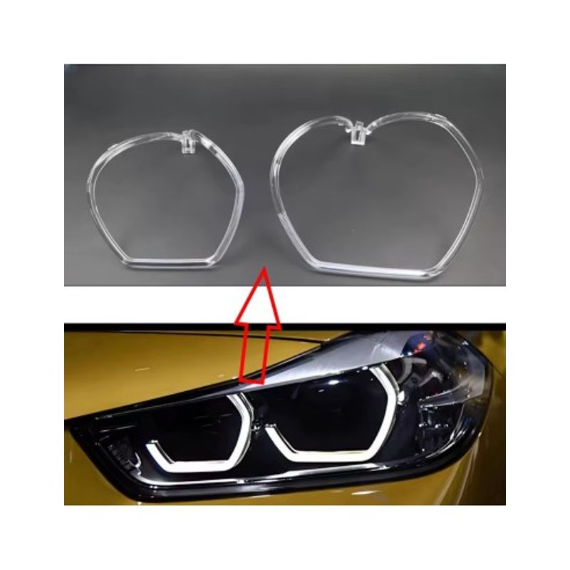 Auto si Moto - Piese auto si accesorii - Caroserie - Faruri, stopuri si proiectoare - Kit Fibra stanga pentru reparatie lumini de zi DRL far compatibil cu BMW X2 F39 2018-2023 - Infinity.ro