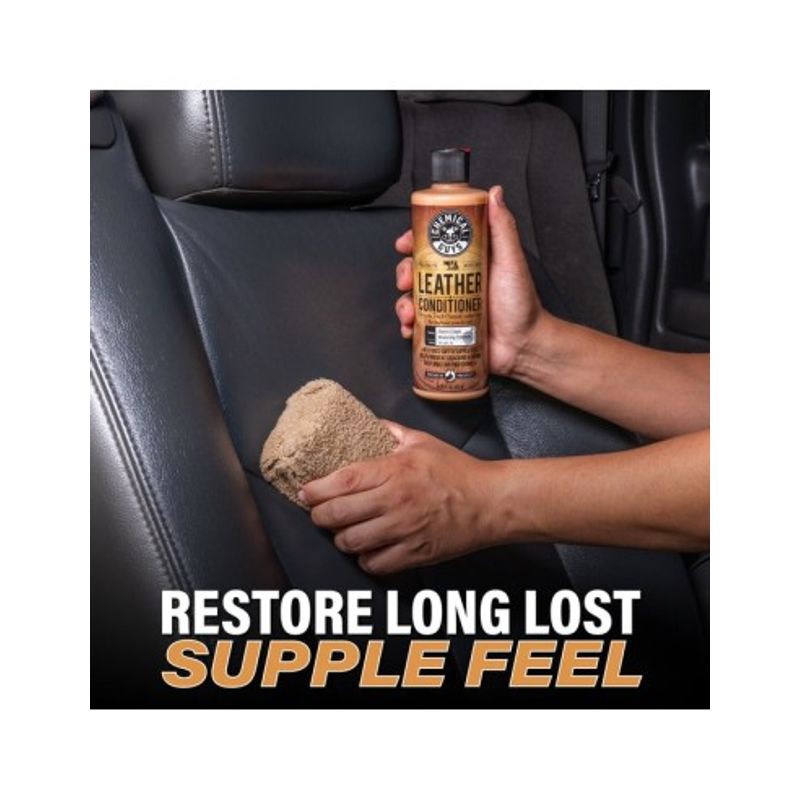 Auto si Moto - Intretinere auto - Produse curatare auto - Balsam hidratare si protectie piele ChemicalGuys Leather Conditioner, 473 ml - Infinity.ro