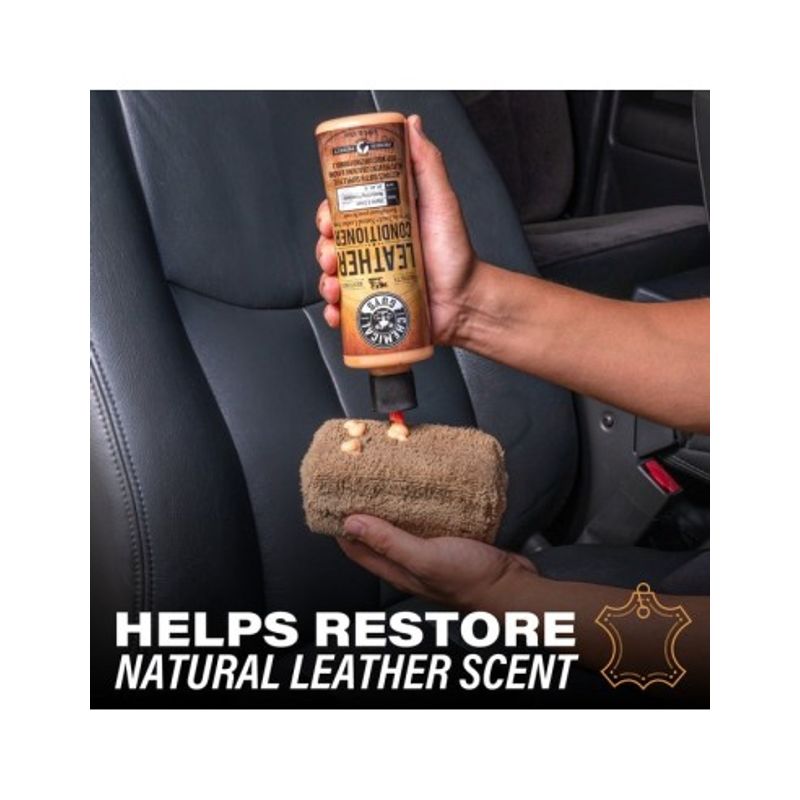 Auto si Moto - Intretinere auto - Produse curatare auto - Balsam hidratare si protectie piele ChemicalGuys Leather Conditioner, 473 ml - Infinity.ro