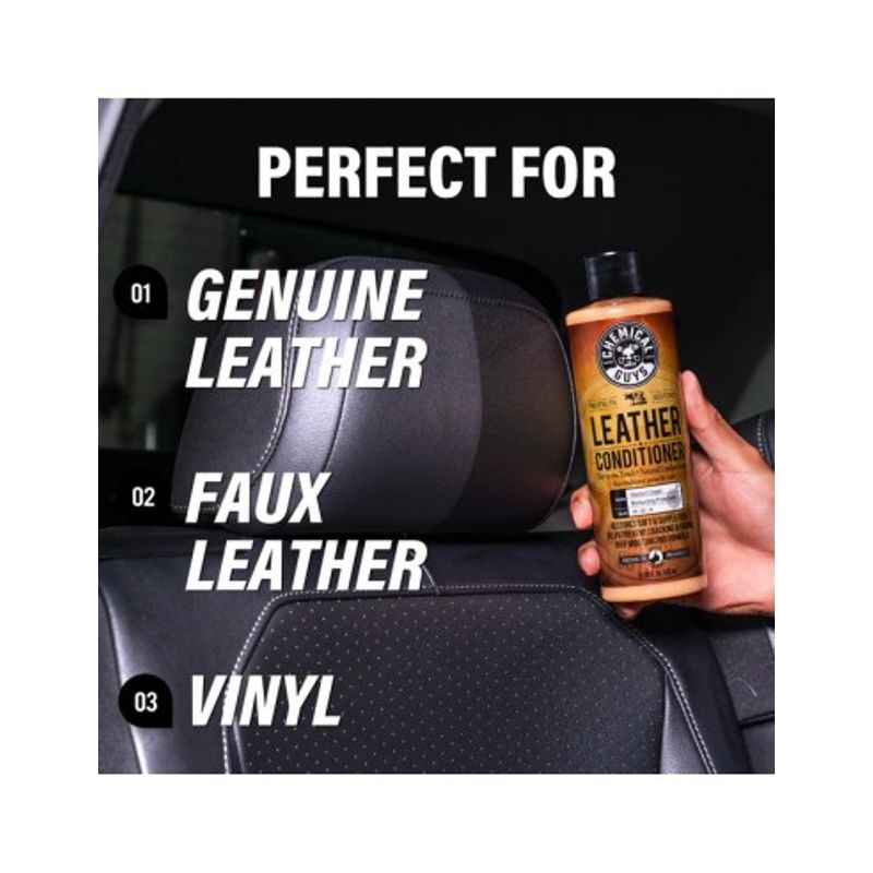 Auto si Moto - Intretinere auto - Produse curatare auto - Balsam hidratare si protectie piele ChemicalGuys Leather Conditioner, 473 ml - Infinity.ro