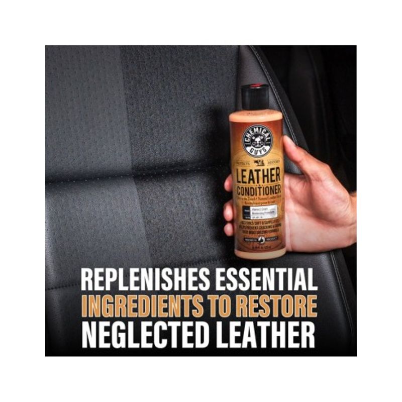 Auto si Moto - Intretinere auto - Produse curatare auto - Balsam hidratare si protectie piele ChemicalGuys Leather Conditioner, 473 ml - Infinity.ro