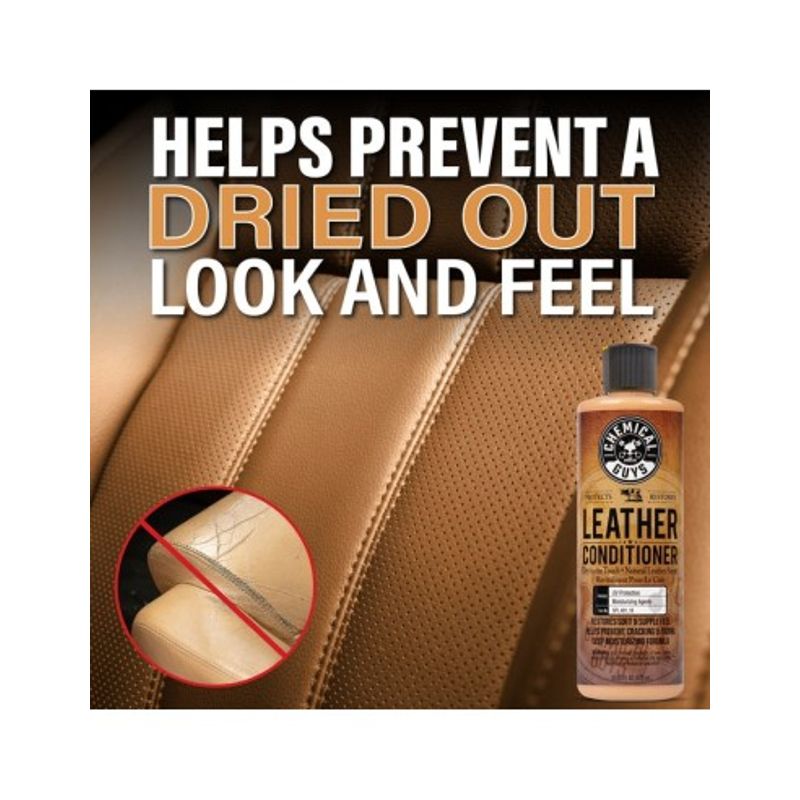 Auto si Moto - Intretinere auto - Produse curatare auto - Balsam hidratare si protectie piele ChemicalGuys Leather Conditioner, 473 ml - Infinity.ro
