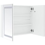Casa si Gradina - Mobilier - Mobilier baie - Corpuri baie - Dulap de baie cu oglinda si LED, 80 x 12,2 x 68 cm - Infinity.ro