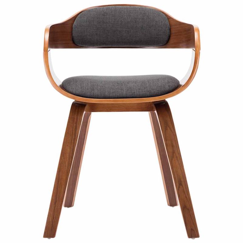 Casa si Gradina - Mobilier - Scaune si fotolii - Scaune - Scaun de bucatarie, gri inchis, material textil si lemn curbat - Infinity.ro