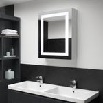 Casa si Gradina - Mobilier - Mobilier baie - Corpuri baie - Dulap de baie cu oglinda si LED-uri, 50 x 13 x 70 cm - Infinity.ro
