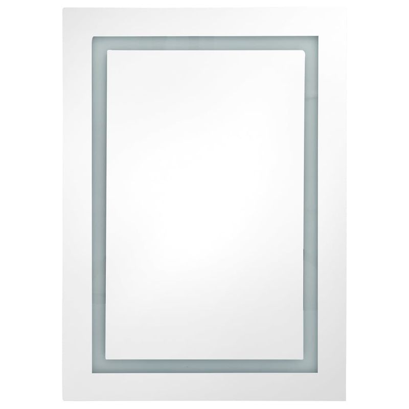 Casa si Gradina - Mobilier - Mobilier baie - Corpuri baie - Dulap de baie cu oglinda si LED-uri, 50 x 13 x 70 cm - Infinity.ro