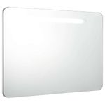 Casa si Gradina - Mobilier - Mobilier baie - Corpuri baie - Dulap de baie cu oglinda si LED, 80 x 9,5 x 55 cm - Infinity.ro