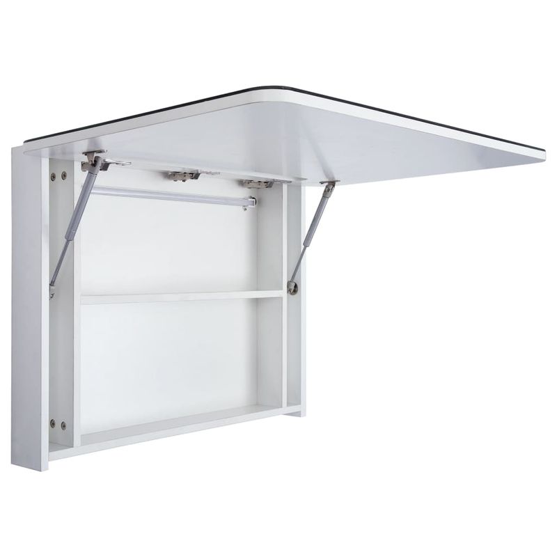 Casa si Gradina - Mobilier - Mobilier baie - Corpuri baie - Dulap de baie cu oglinda si LED, 80 x 9,5 x 55 cm - Infinity.ro