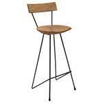 Casa si Gradina - Mobilier - Scaune si fotolii - Scaune - Scaune de bar, 2 buc., lemn masiv de tec - Infinity.ro