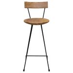 Casa si Gradina - Mobilier - Scaune si fotolii - Scaune - Scaune de bar, 2 buc., lemn masiv de tec - Infinity.ro