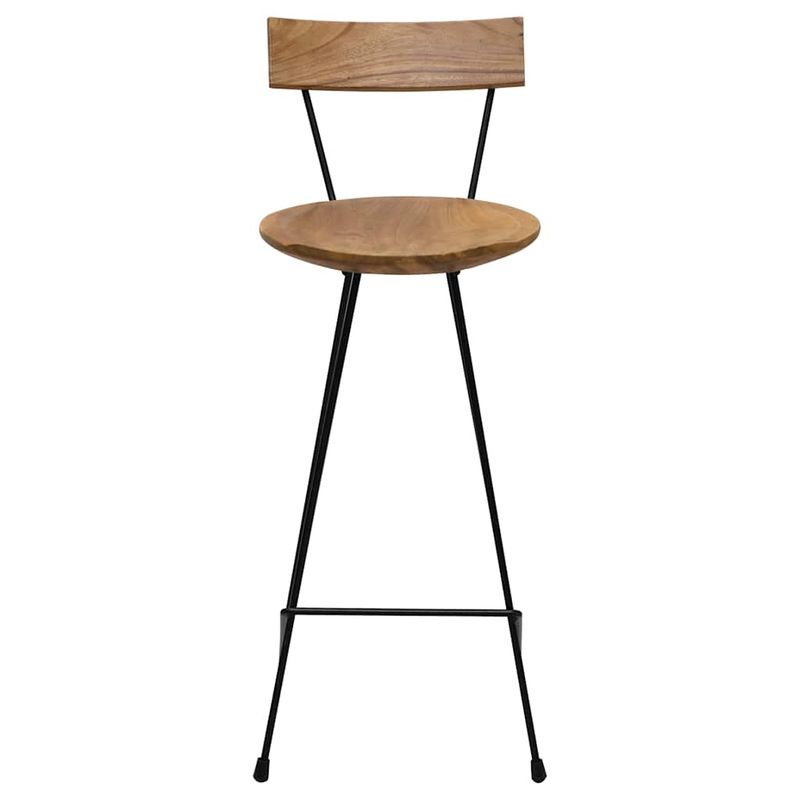 Casa si Gradina - Mobilier - Scaune si fotolii - Scaune - Scaune de bar, 2 buc., lemn masiv de tec - Infinity.ro