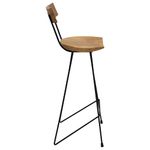 Casa si Gradina - Mobilier - Scaune si fotolii - Scaune - Scaune de bar, 2 buc., lemn masiv de tec - Infinity.ro