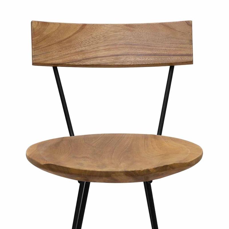 Casa si Gradina - Mobilier - Scaune si fotolii - Scaune - Scaune de bar, 2 buc., lemn masiv de tec - Infinity.ro
