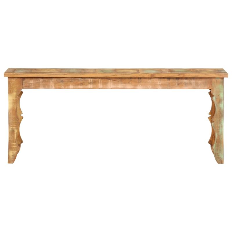 Casa si Gradina - Mobilier - Canapele si coltare - Banchete - Banca solida din lemn reciclat, 110x35x45 cm - Infinity.ro