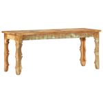 Casa si Gradina - Mobilier - Canapele si coltare - Banchete - Banca solida din lemn reciclat, 110x35x45 cm - Infinity.ro