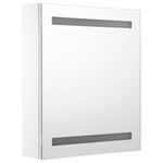 Casa si Gradina - Mobilier - Mobilier baie - Corpuri baie - Dulap de baie cu oglinda si LED-uri, 50x13,5x60 cm - Infinity.ro