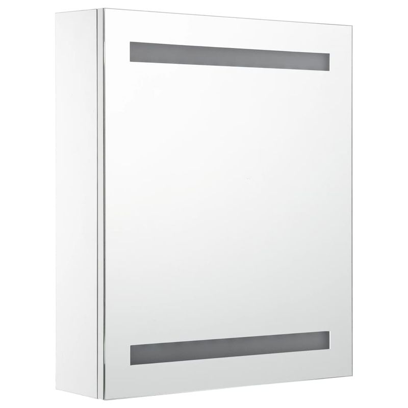 Casa si Gradina - Mobilier - Mobilier baie - Corpuri baie - Dulap de baie cu oglinda si LED-uri, 50x13,5x60 cm - Infinity.ro