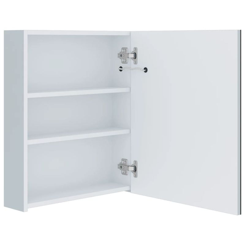Casa si Gradina - Mobilier - Mobilier baie - Corpuri baie - Dulap de baie cu oglinda si LED-uri, 50x13,5x60 cm - Infinity.ro