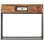 Casa si Gradina - Mobilier - Comode si corpuri - Comode - Masa consola, auriu, 90 x 30 x 75 cm, lemn masiv reciclat - Infinity.ro