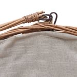 Casa si Gradina - Termice - Sobe, Seminee si accesorii - Accesorii seminee si sobe - Cos pentru lemne de foc cu maner, natural, 60x44x55 cm, salcie - Infinity.ro