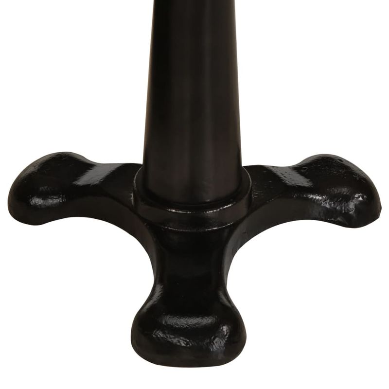 Casa si Gradina - Mobilier - Scaune si fotolii - Scaune - Scaune de bar, 2 buc., maro, piele naturala si fonta - Infinity.ro