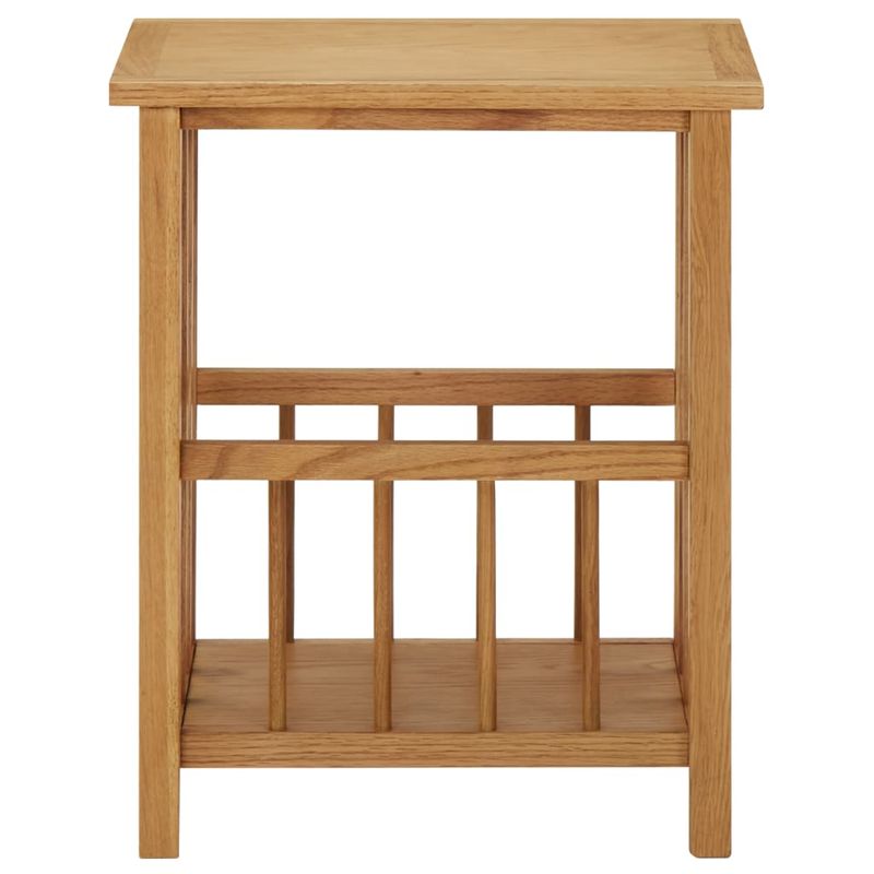 Casa si Gradina - Mobilier - Mese si birouri - Mese living - Masuta de reviste, 45 x 35 x 55 cm, lemn masiv de stejar - Infinity.ro