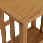 Casa si Gradina - Mobilier - Mese si birouri - Mese living - Masuta de reviste, 45 x 35 x 55 cm, lemn masiv de stejar - Infinity.ro