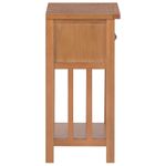 Casa si Gradina - Mobilier - Mese si birouri - Mese living - Masa de reviste cu sertar, 35 x 27 x 55 cm, lemn masiv stejar - Infinity.ro