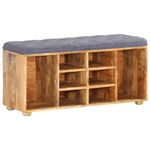 Casa si Gradina - Mobilier - Canapele si coltare - Banchete - Banca de hol, 100 x 35 x 47 cm, lemn masiv de mango - Infinity.ro