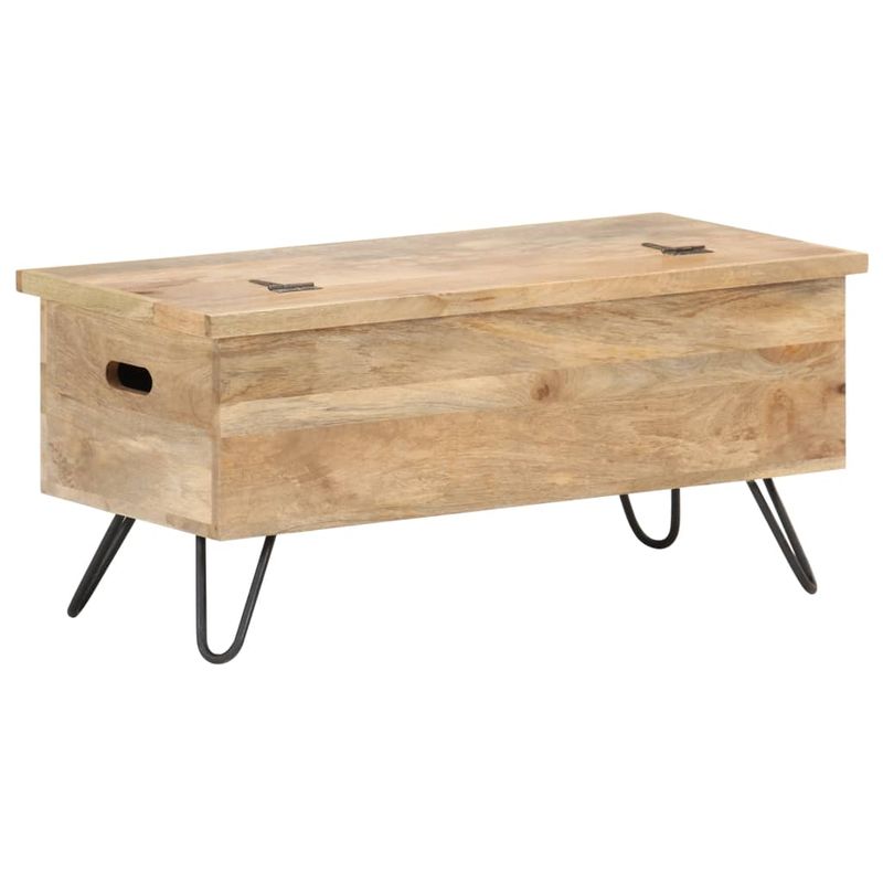 Casa si Gradina - Mobilier - Organizare si depozitare - Cufere si lazi - Cufar, 90 x 40 x 45 cm, lemn masiv de mango - Infinity.ro