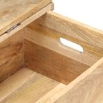 Casa si Gradina - Mobilier - Organizare si depozitare - Cufere si lazi - Cufar, 90 x 40 x 45 cm, lemn masiv de mango - Infinity.ro