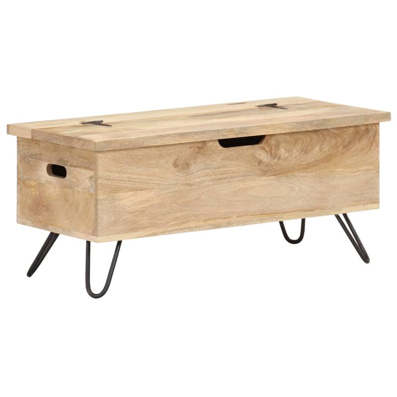 Casa si Gradina - Mobilier - Organizare si depozitare - Cufere si lazi - Cufar, 90 x 40 x 45 cm, lemn masiv de mango - Infinity.ro