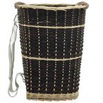 Casa si Gradina - Termice - Sobe, Seminee si accesorii - Accesorii seminee si sobe - Cos lemne foc cu curele de transport natural 50x44x58 cm salcie - Infinity.ro