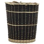 Casa si Gradina - Termice - Sobe, Seminee si accesorii - Accesorii seminee si sobe - Cos lemne foc cu curele de transport natural 50x44x58 cm salcie - Infinity.ro