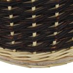 Casa si Gradina - Termice - Sobe, Seminee si accesorii - Accesorii seminee si sobe - Cos lemne foc cu curele de transport natural 50x44x58 cm salcie - Infinity.ro
