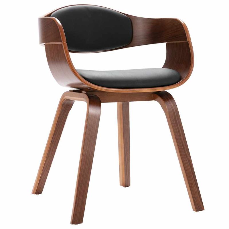 Casa si Gradina - Mobilier - Scaune si fotolii - Scaune - Scaune de bucatarie, 2 buc, lemn curbat & piele ecologica - Infinity.ro
