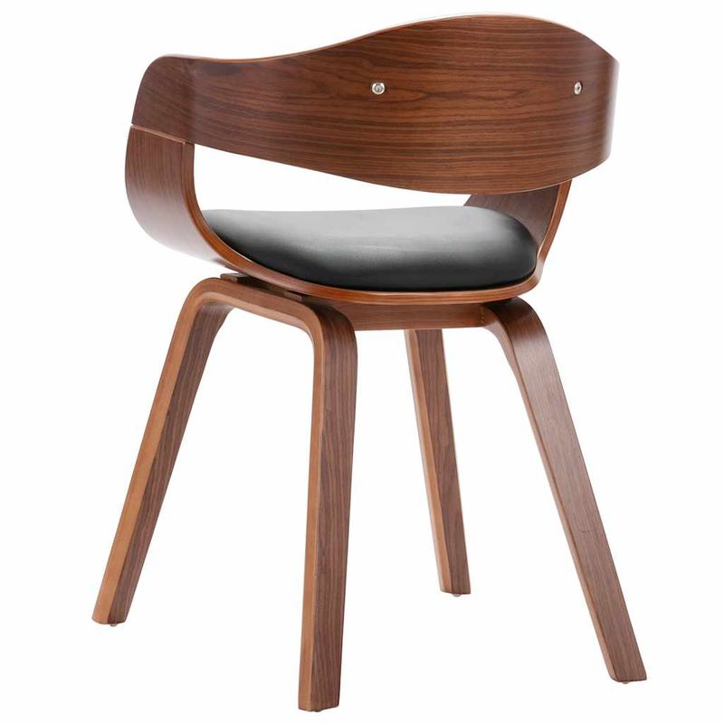 Casa si Gradina - Mobilier - Scaune si fotolii - Scaune - Scaune de bucatarie, 2 buc, lemn curbat & piele ecologica - Infinity.ro
