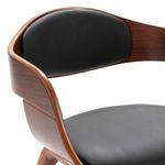 Casa si Gradina - Mobilier - Scaune si fotolii - Scaune - Scaune de bucatarie, 2 buc, lemn curbat & piele ecologica - Infinity.ro