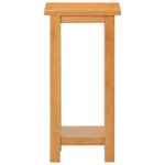 Casa si Gradina - Mobilier - Mese si birouri - Mese living - 289185  Masa laterala 27x24x55 cm Lemn masiv de stejar - Infinity.ro