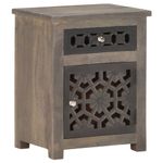 Casa si Gradina - Mobilier - Comode si corpuri - Noptiere - Noptiera, 40 x 30 x 50 cm, lemn masiv de mango - Infinity.ro