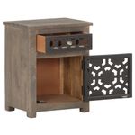 Casa si Gradina - Mobilier - Comode si corpuri - Noptiere - Noptiera, 40 x 30 x 50 cm, lemn masiv de mango - Infinity.ro