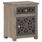 Casa si Gradina - Mobilier - Comode si corpuri - Noptiere - Noptiera, 40 x 30 x 50 cm, lemn masiv de mango - Infinity.ro
