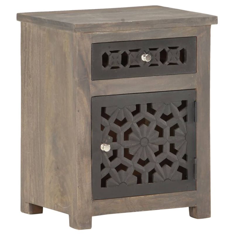 Casa si Gradina - Mobilier - Comode si corpuri - Noptiere - Noptiera, 40 x 30 x 50 cm, lemn masiv de mango - Infinity.ro