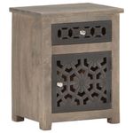 Casa si Gradina - Mobilier - Comode si corpuri - Noptiere - Noptiera, 40 x 30 x 50 cm, lemn masiv de mango - Infinity.ro