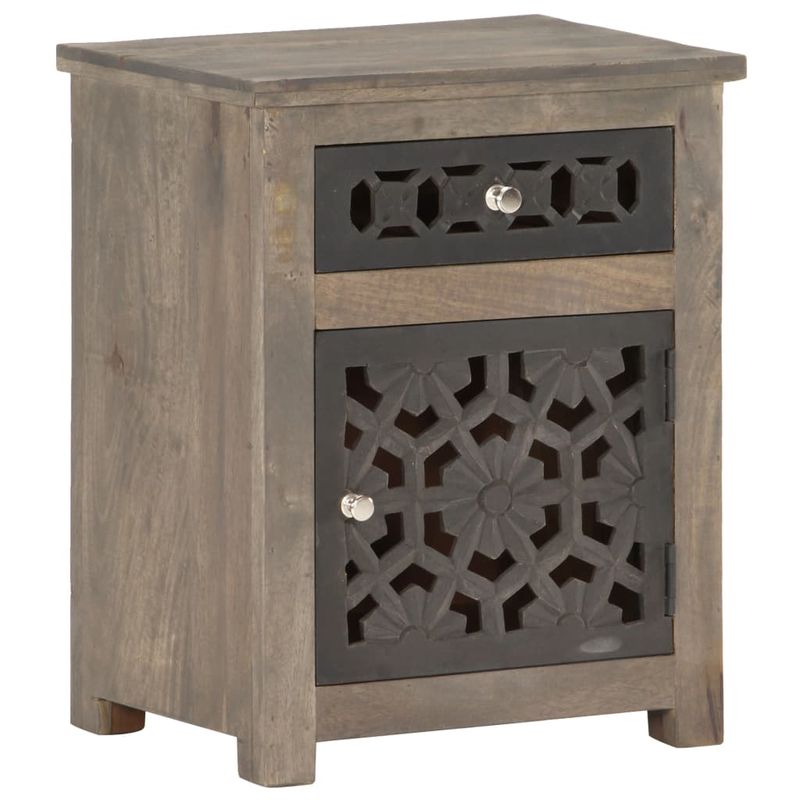 Casa si Gradina - Mobilier - Comode si corpuri - Noptiere - Noptiera, 40 x 30 x 50 cm, lemn masiv de mango - Infinity.ro