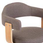 Casa si Gradina - Mobilier - Scaune si fotolii - Scaune - Scaune pivotante, 2 buc., gri taupe, lemn curbat & textil - Infinity.ro